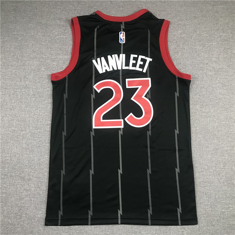 Men Toronto Raptors #23 Vanvleet Black 2021 Game NBA Jersey->toronto raptors->NBA Jersey